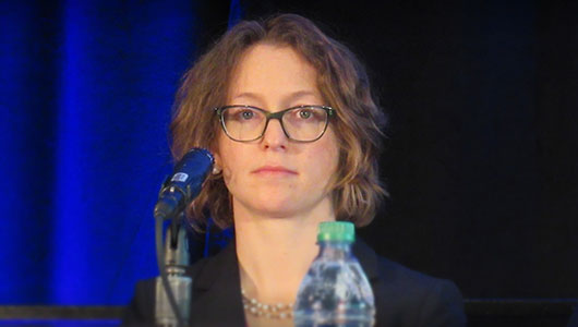 Sharon Greene, en la CROI 2017. Foto: Liz Highleyman, hivandhepatitis.com